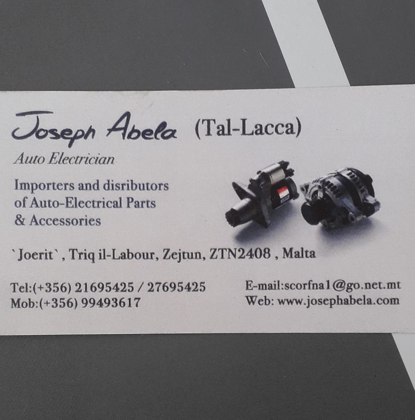 Joseph Abela (Tal-Lacca) - Auto Parts & Accessories