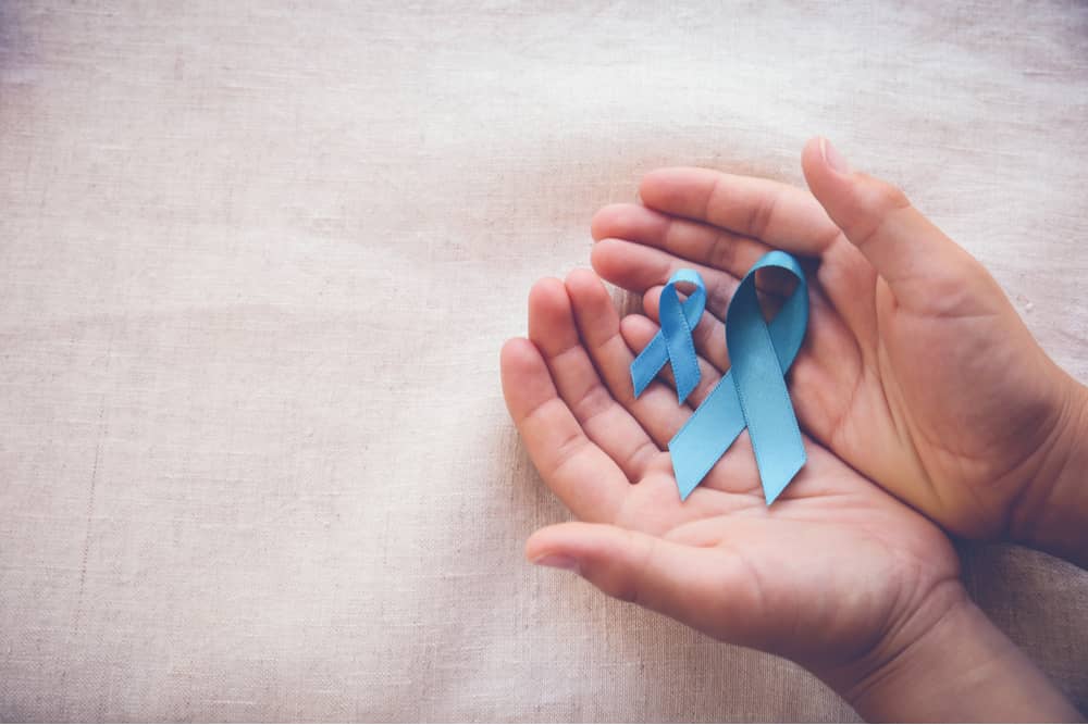 Movember blue ribbon