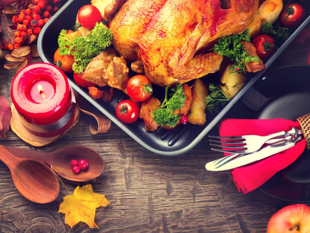 Festive dish for event