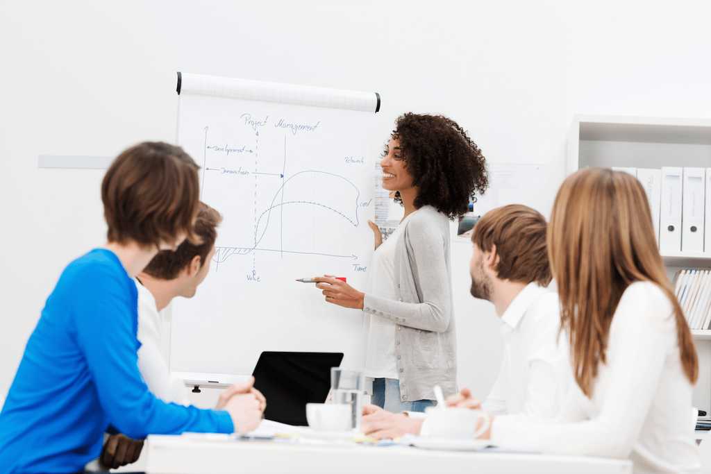 Group of women holding a meeting