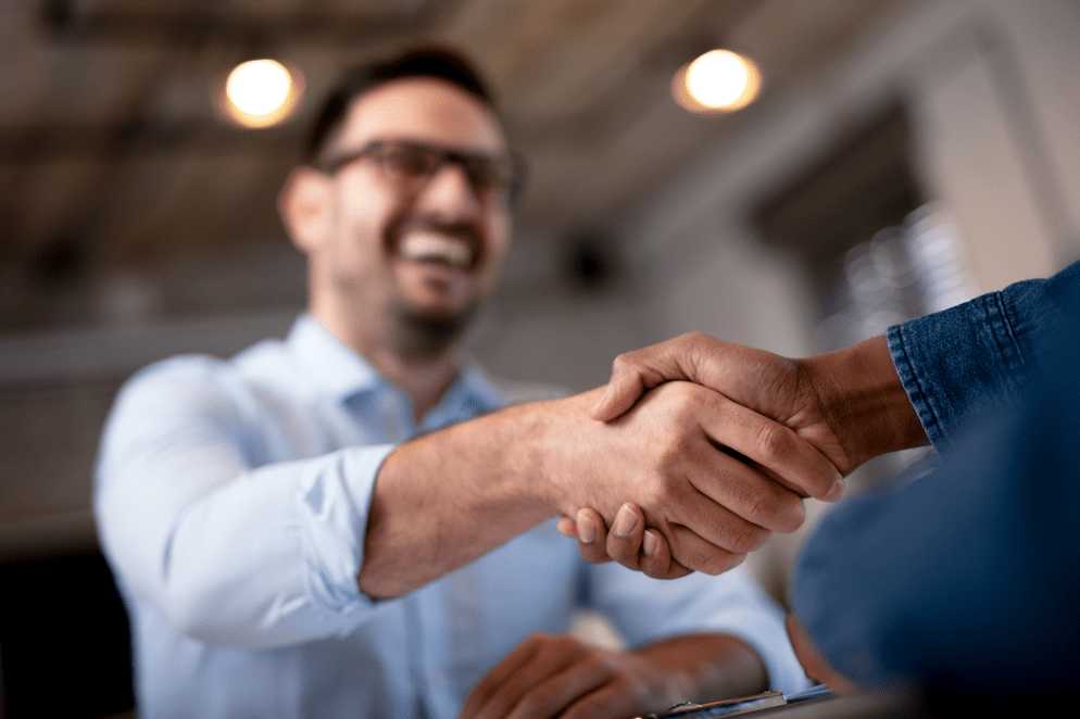 People shaking hands