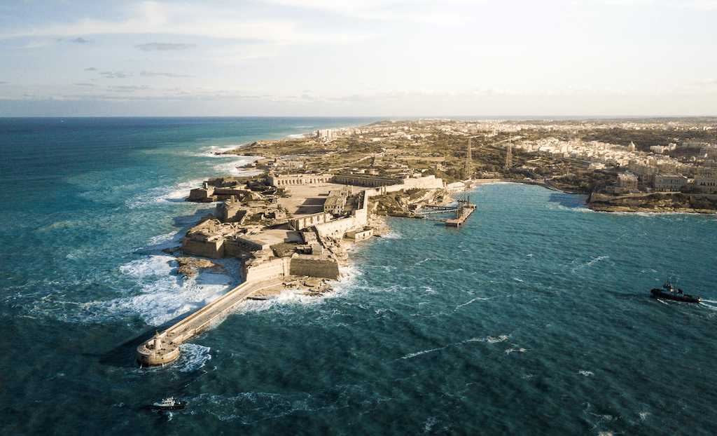 Views from above of Malta