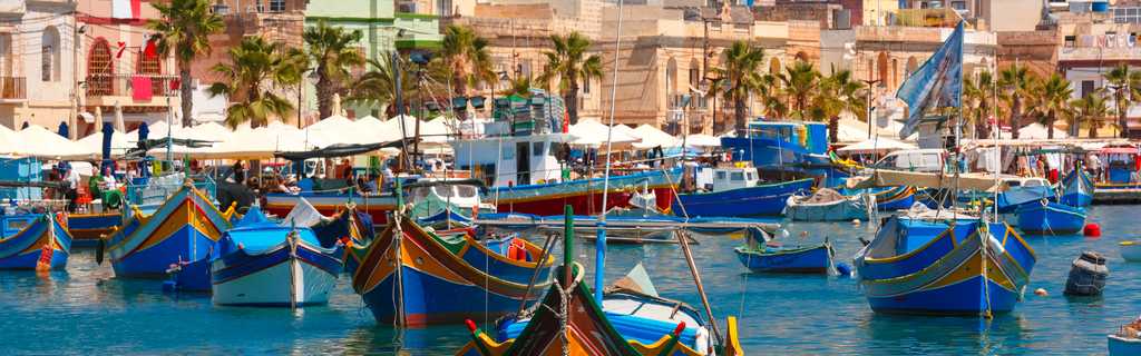 Luzzu in Marsaxlokk