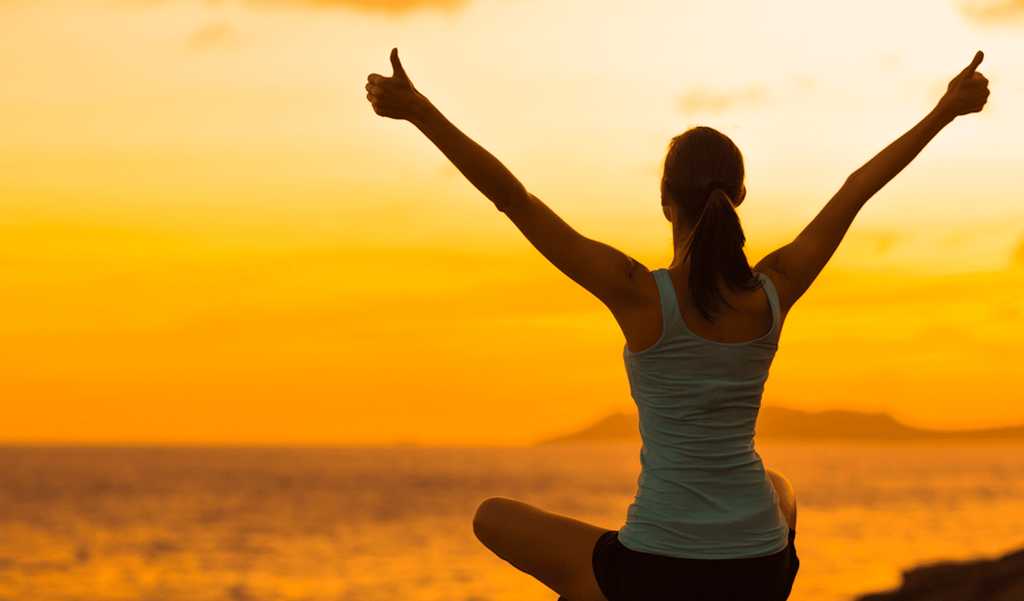Woman doing yoga