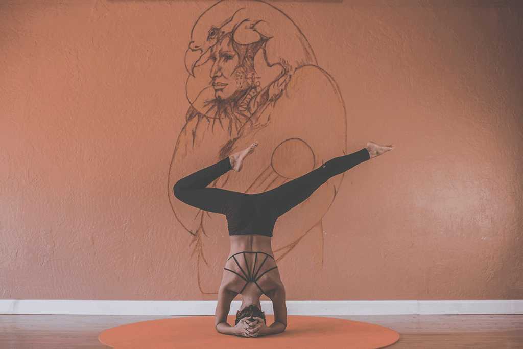 Woman doing yoga