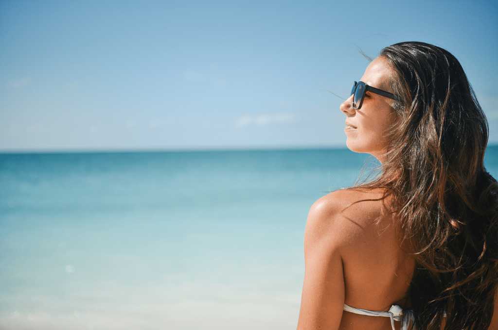 Woman at the beach