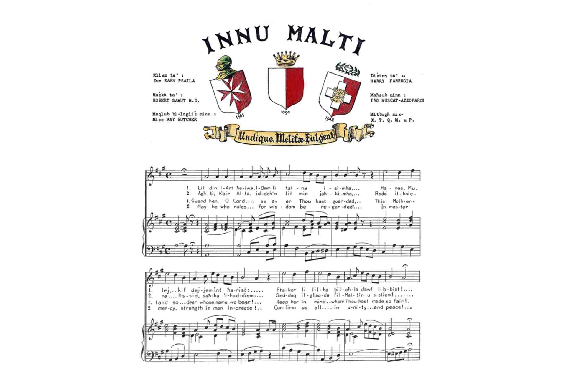 L-Innu Malti Music Notes Sheet 