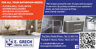E Grech Cristal Bath Ltd - Bathrooms