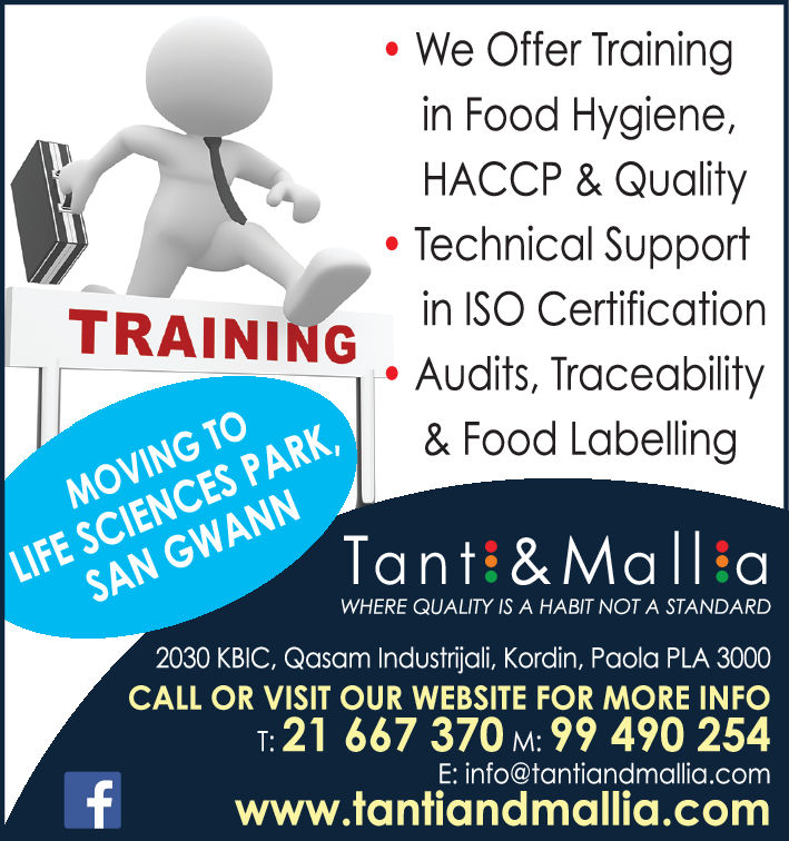Tanti & Mallia Quality Consultants - Food Safety Management